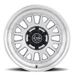 Anza Silver Machined 17 x 8.5 / 5 x 5 -6mm Offset 4.5" BS (8217857345SM) 3