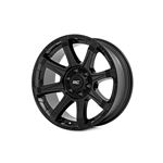 81 Series Wheel One-Piece Semi Gloss Black 20x10 8x6.5 -19mm (81201810) 1