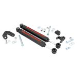 Dual Steering Stabilizer 2.5-6.5 Inch Lift Jeep Cherokee XJ/Comanche MJ/Wrangler TJ (87308) 1