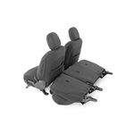 Jeep Neoprene Seat Cover Set Black 1820 Wrangler JL Unlimited 3