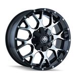 WARRIOR 8015 BLACKMACHINED FACE 17X9 816518170 12MM 1308MM 1