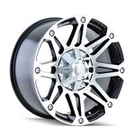 RIOT 8010 RIOT BLACKMACHINED FACE 17X8 5127 10MM 87MM 1