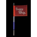 6 Feet Red White & Blue LED Whip w/ Buggy Flag 1