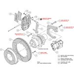 FNSL6R/EPB Big Brake Truck Rear Brake Kit 3
