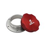 Fillcap Screw-on 3-inch Flanged 6-Bolt Red (18729) 1