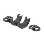 D-Ring Isolator Kit Pair Black (RS101) 1