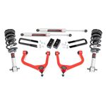 3.5 Inch Lift Kit M1 Struts/M1 GMC Sierra 1500 2WD/4WD (2019-2024) (22640RED) 1