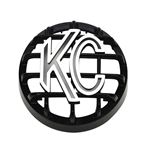 4 in Rally 400 - Stone Guard - ABS Plastic - Black / White KC Logo (7219) 1