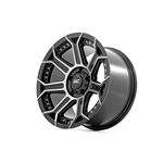 89 Series Wheel One-Piece Black Machined Gun Metal 17x9 6x5.5 +0mm (89170012) 3