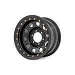 Steel Simulated Beadlock Wheel Black 15x8 5x4.5 3.30 Bore -19 (RC158545SL) 1