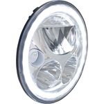 Single 7" Round Vx LED Headlight W/ Low-High-Halo (9892061) 3