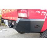 0515 Toyota Tacoma Rear Bumper Side Extensions Steel Black Powdercoat 3