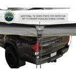 Nomadic Awning 270 - Dark Gray Cover With Black Transit Cover Passenger Side and Brackets 3