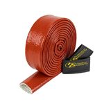 Fire Heat Shield Sleeve 1 Id X 1 Ft Red (210017) 1