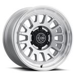 Anza Silver Machined 17 x 8.5 / 5 x 5 -6mm Offset 4.5" BS (8217857345SM) 1