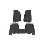 Flex-Fit Floor Mats FR and RR 4 Door Jeep Wrangler Unlimited 4WD (2018-2024) (FF-60112) 1