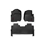 Floor Mats Front and Rear Ford F-250/F-350 Super Duty 2WD/4WD (2017-2024) (M-51712) 1