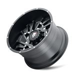 WEB (AT161) BLACK/MILLED 20 X10 6-135 -24MM 87.1MM (AT161-2136M-24) 3