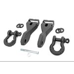 Tow Hook Brackets D-Ring Combo Chevy Silverado 1500 2WD/4WD (2014-2018 and Classic) (RS170) 1