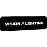 12" Black Street Legal Cover For The Xpr/Xpi 6 LED Straight Optic (9898803) 1 2