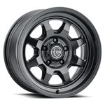 Nuevo Satin Black 17 x 8.5 / 6 x 5.5 0mm Offset 4.75" BS (8117858347SB) 1