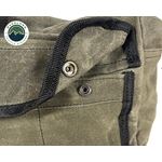 Small Duffle Bag With Handle And Straps - #16 Waxed Canvas 3
