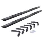 V-Series V3 Aluminum Side Steps and Mounting Brackets Kit - Textured Black (V3418087T) 1