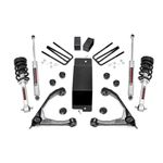 35 Inch Suspension Lift Kit wUpper Control Arms N3 Struts and Shocks 0713 SilveradoSierra 1500 4WD 1