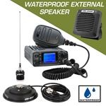 Adventure Radio Kit - GMR25 Waterproof GMRS Mobile Radio Kit and External Speaker 1