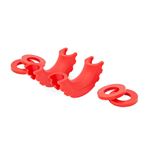 D-Ring Isolator Kit Pair Red (RS102) 1