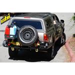 Tacoma 2.0 Swing Arm Bumper Dual Swing Arm Angled Tire Carrier 2nd Gen 3