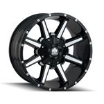 ARSENAL 8104 GLOSS BLACKMACHINED FACE 17X9 512751397 18MM 87MM 1