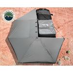 Nomadic Awning 270  Dark Gray Cover With Black Transit Cover Driver Side and Brackets 1