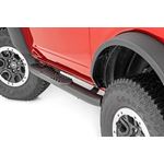 Oval Nerf Steps 2-Door Black Ford Bronco (2 Door) 4WD (21-22)