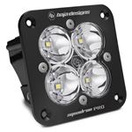 Flush Mount LED Light Pod Black Clear Lens Spot Pattern Squadron Pro 1