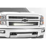 Mesh Grille 30" Single Row LED Black Chevy Silverado 1500 (14-15) (70103) 1