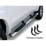 4" OE Xtreme Side Steps with Mounting Brackets Kit - Double Cab Only (684443280PS) 1