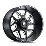 SWEEP (AT1900) BLACK/MILLED 22X12 6-135/6-139.7-44MM 106.1MM (AT1900-22237M-44) 1