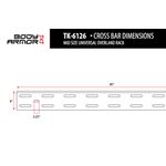 Truck Bed Rack Cross Bar (TK-6126-CRSBAR) 3