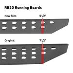 RB20 Slim Line Running Boards with Mounting Brackets Kit (69444568SPC) 3