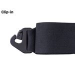 3 Inch Latch and link Lap Belt with Clip-In tabs-3