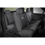 Neoprene Rear Seat Cover Black 99-06 Silverado/Sierra 1500 Rough Country 3
