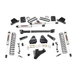 4.5 Inch Suspension Lift Kit w/V2 Shocks w/Front Drive Shaft 17-19 F-250/350 4WD Diesel Rough Countr