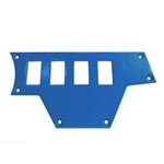 Right Side 4 Switch Plate for Polaris RZR Blue PRP Seats