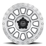 Hulse Silver Machined 17 x 8.5 5 X 4.5 0mm Offset 4.75" BS (8017856547SM) 3