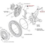 Forged Narrow Superlite 6R Big Brake Lug Drive Front Brake Kit (Race) 3