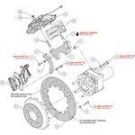 AERO4-MC4 Big Brake Rear Parking Brake Kit 3