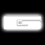 Universal Illuminated LED Letter Badges - Matte White Surface Finish - G (3140-G-001) 1