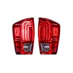 XB LED Tail Lights: Toyota Tacoma (16-23) (Pair / Red Lens) (LF703) 1