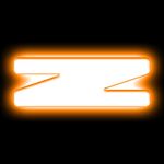 Universal Illuminated LED Letter Badges - Matte White Surface Finish - Z (3140-Z-005) 1